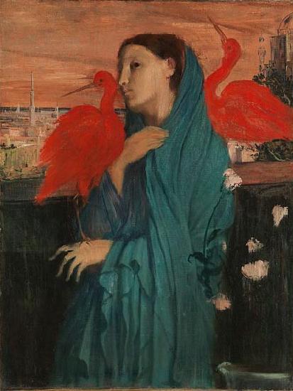 Edgar Degas Young Woman with Ibis Germany oil painting art